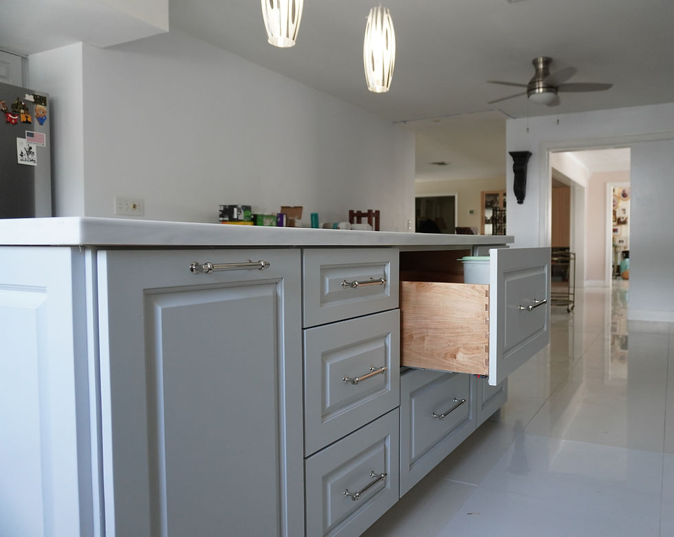 Deep Drawers for Storage