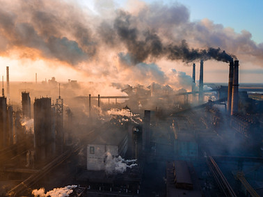 Toxic smoke from industrial plants