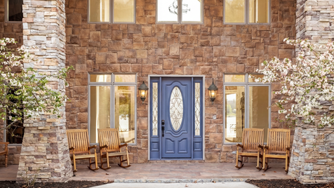 Professional HDR Real Estate Photography at the Lake of the Ozarks. Entryway. Patio.