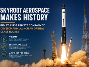 Skyroot Aerospace Achieves Historic Milestone with India's First Privately Developed Orbital Rocket Launch