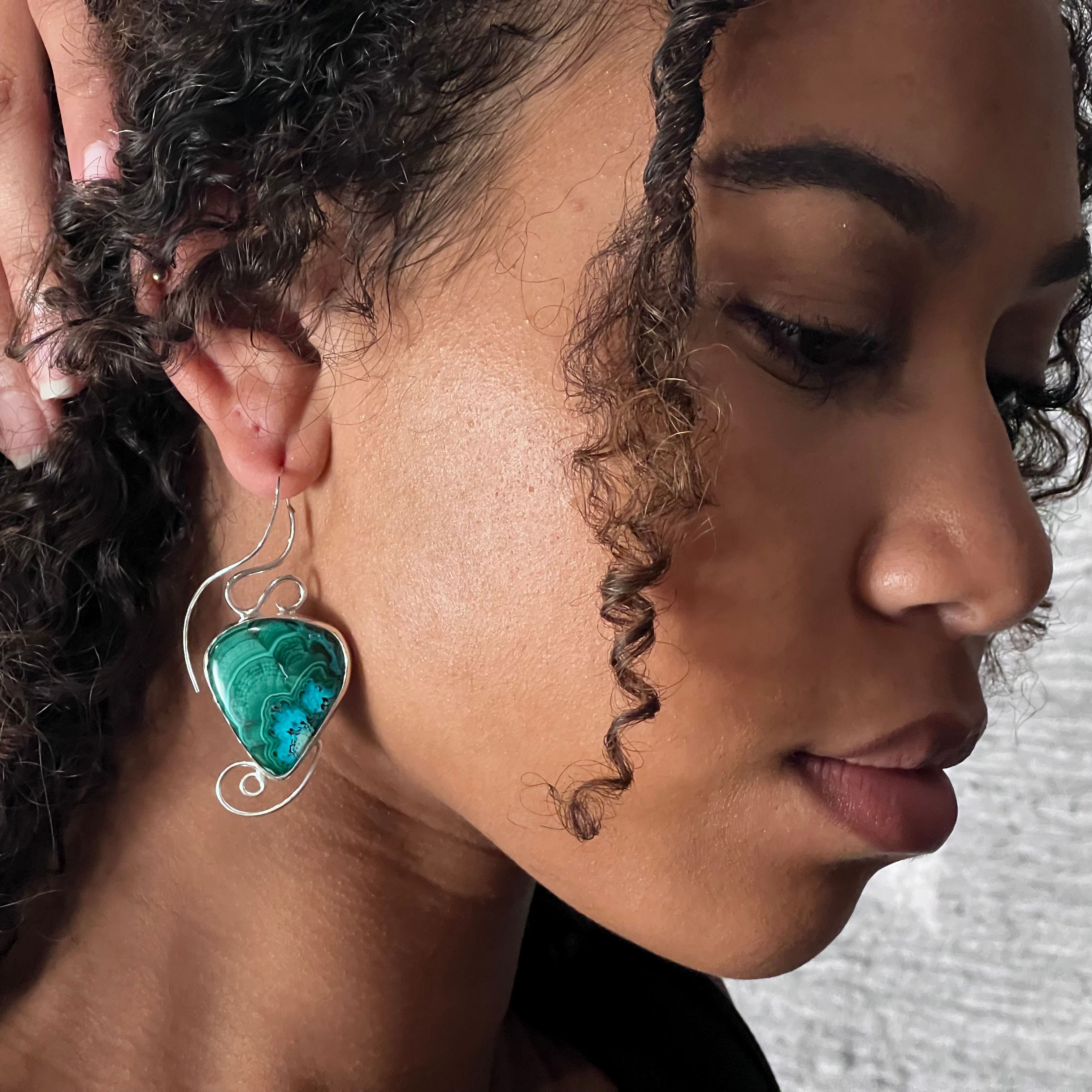 Blue Planet earrings