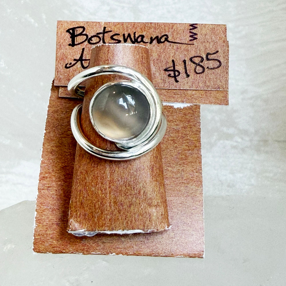 Botswana Agate Horus ring