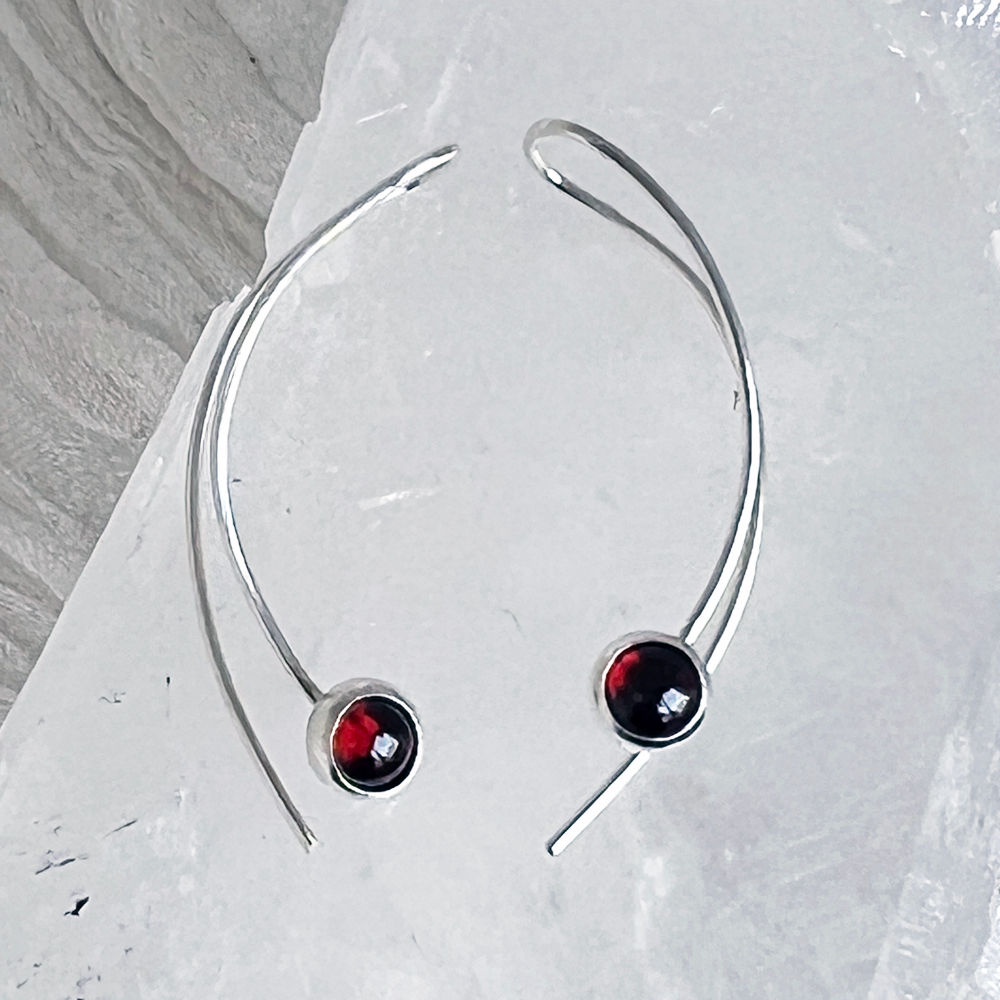 Garnet Sweetie earrings