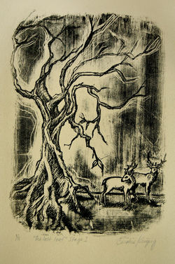 "The Last Leaf" - Lithograph