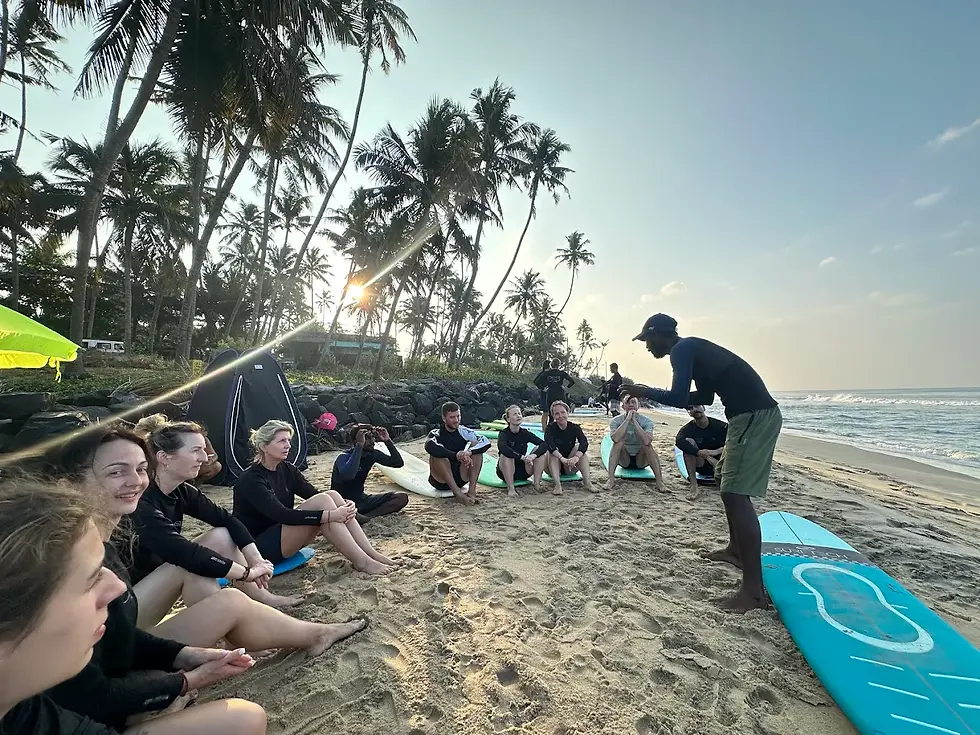 Elixir Surf Club Varkala surfing
