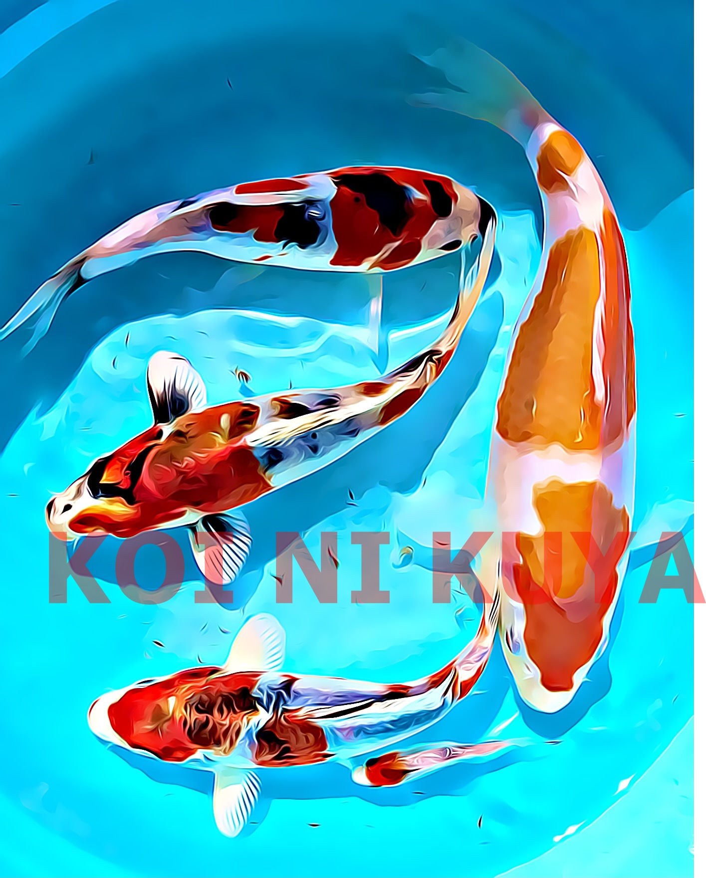 "LIVING JEWELS" STRETCHED CANVAS PRINT