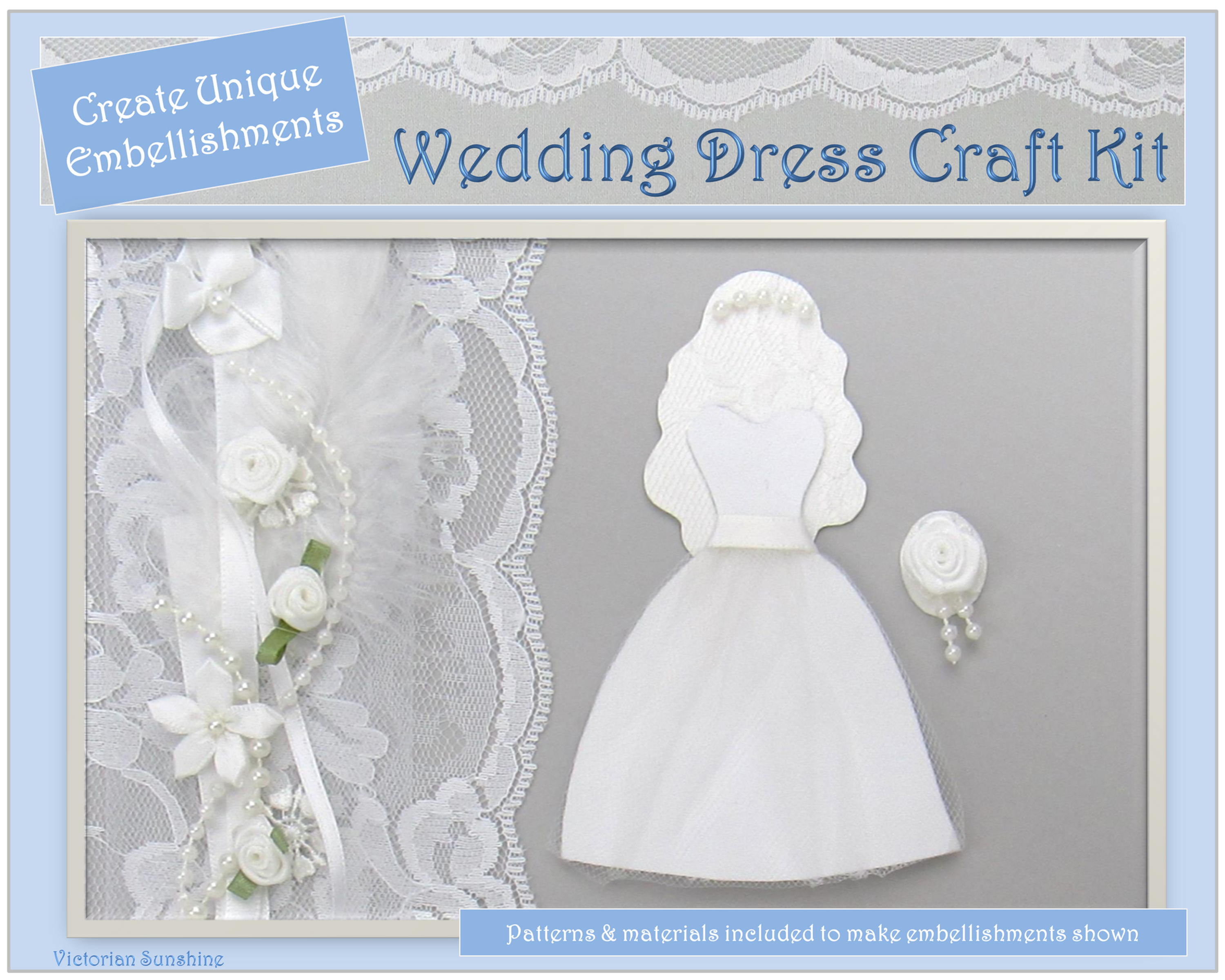 Bridal Embellishment Kit - Wedding Dress