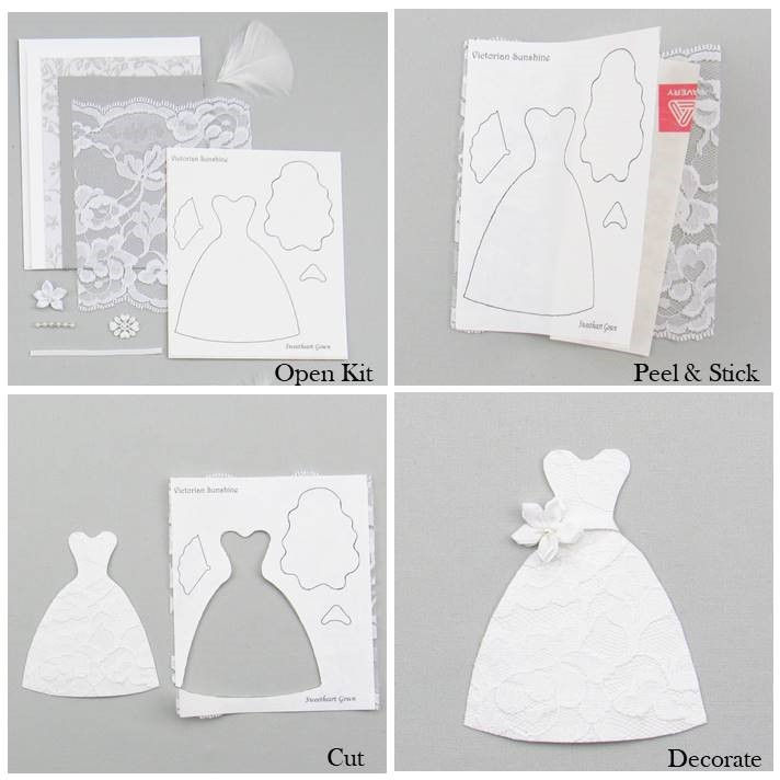 Thumbnail: Bridal Party Card Kit - Peel & Stick Patterns