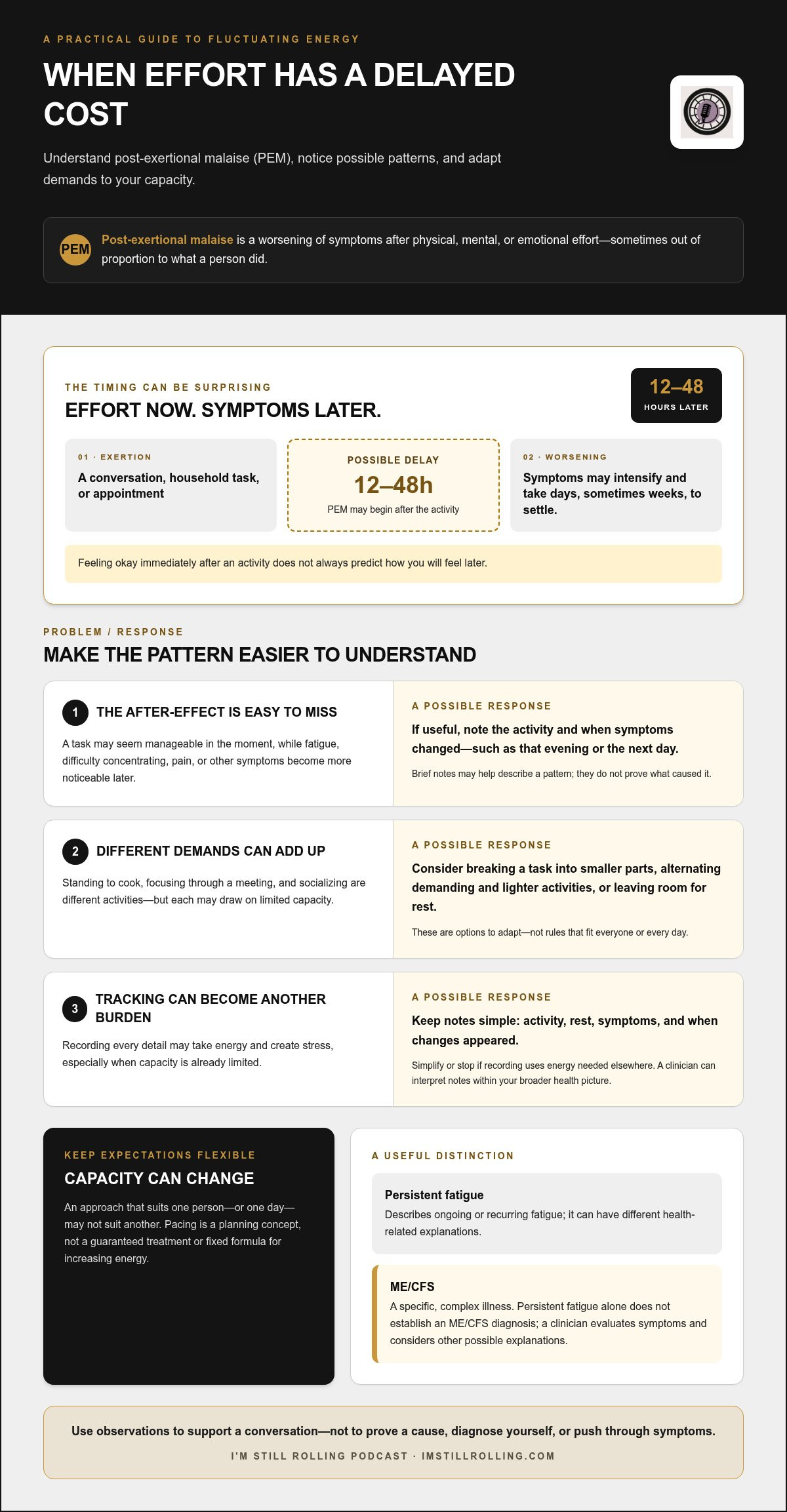 Coping with chronic fatigue