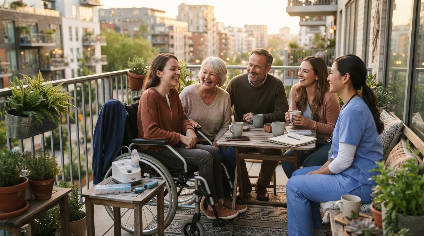 Cystic fibrosis life stories of family support and daily life