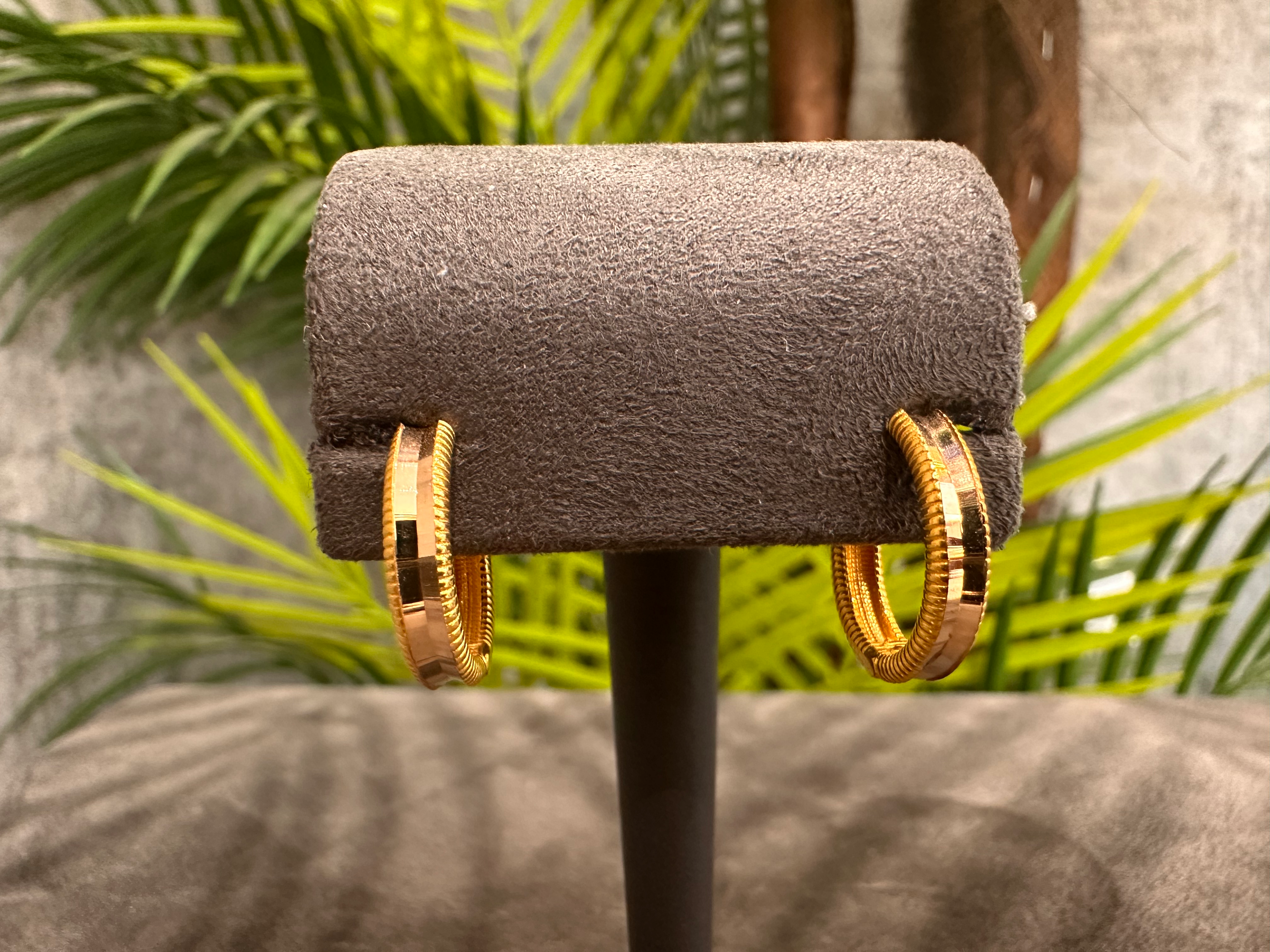 Duo – İki Renkli Kombin Halka Küpe