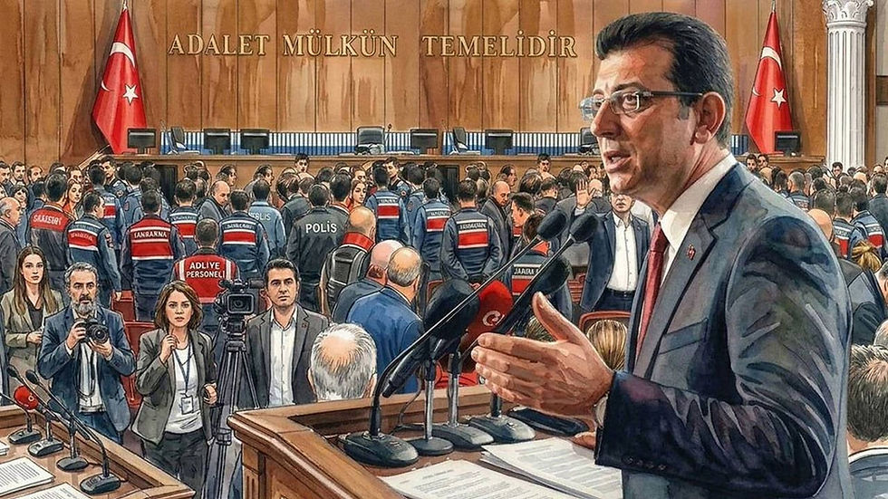 İBB Davası'nın 11. gününde Beylikdüzü Belediye Başkanı Murat Çalık çapraz sorguda İmamoğlu'nun herhangi bir zorlamasının olmadığını belirtti. Fotoğraf: BirGün