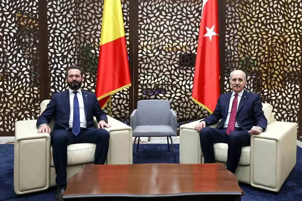 TBMM Başkanı Numan Kurtulmuş Romanya'da resmi ziyaretini sürdürürken Bükreş'te Cumhurbaşkanı ve Başbakan dahil üst düzey görüşmeler gerçekleştirecek. Fotoğraf: İHA