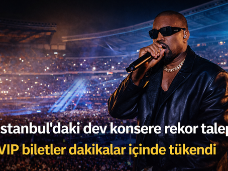 İstanbul Atatürk Olimpiyat Stadı’nda düzenlenecek olan ünlü rap sanatçısı konserine yoğun ilgi gösteren hayranlar bilet satışlarının başlamasıyla birlikte platformlara akın etti.