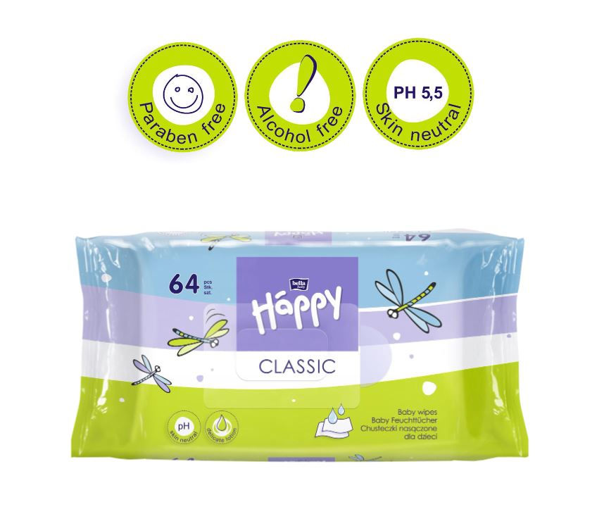 Salviette classiche 64 pz - Bella Baby