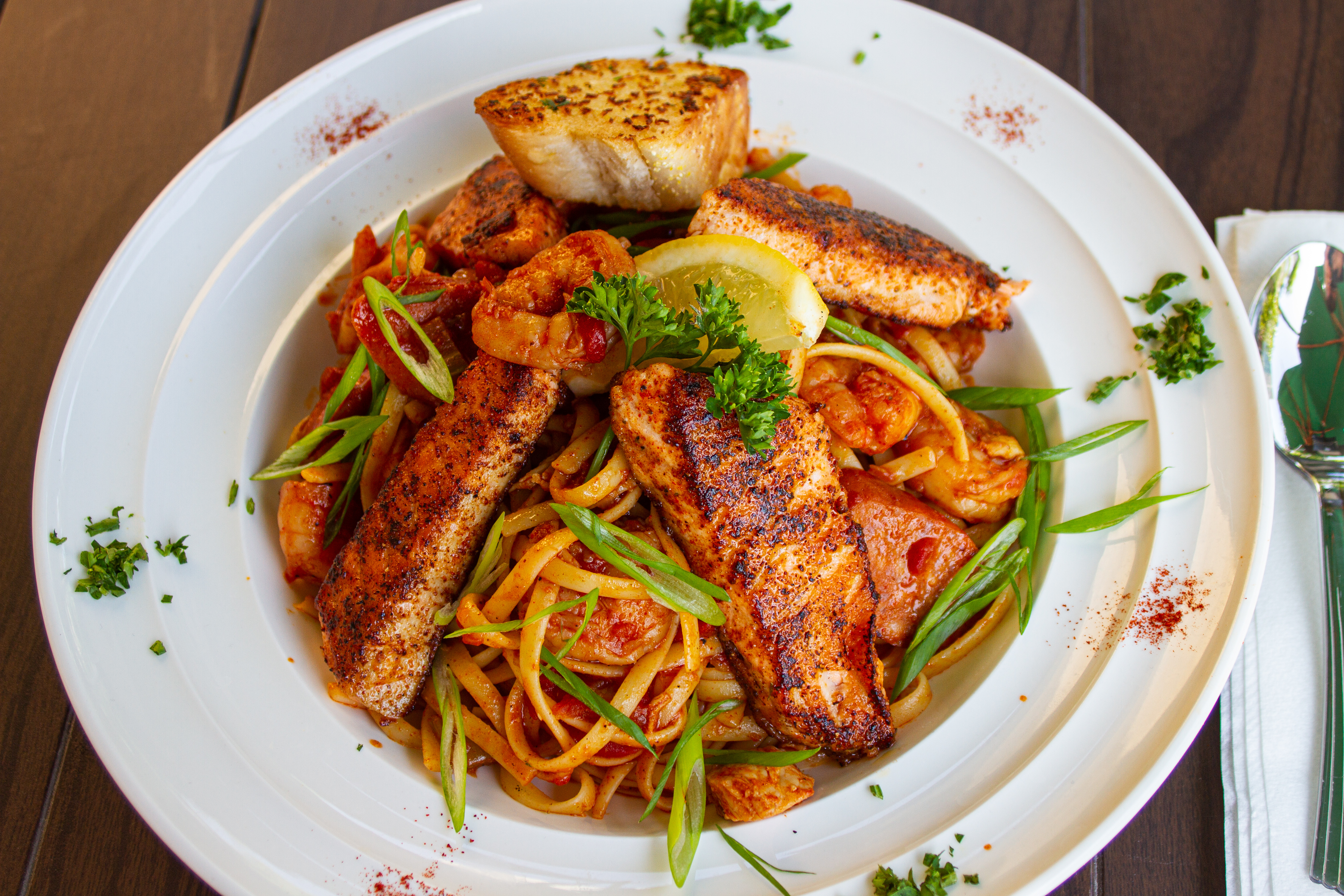 Jambalaya Linguine Pasta