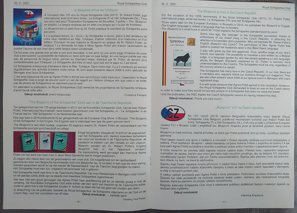 Miniatura: Brožura - Šiperka - výklad standardu FCI (Schipperke Blueprint)