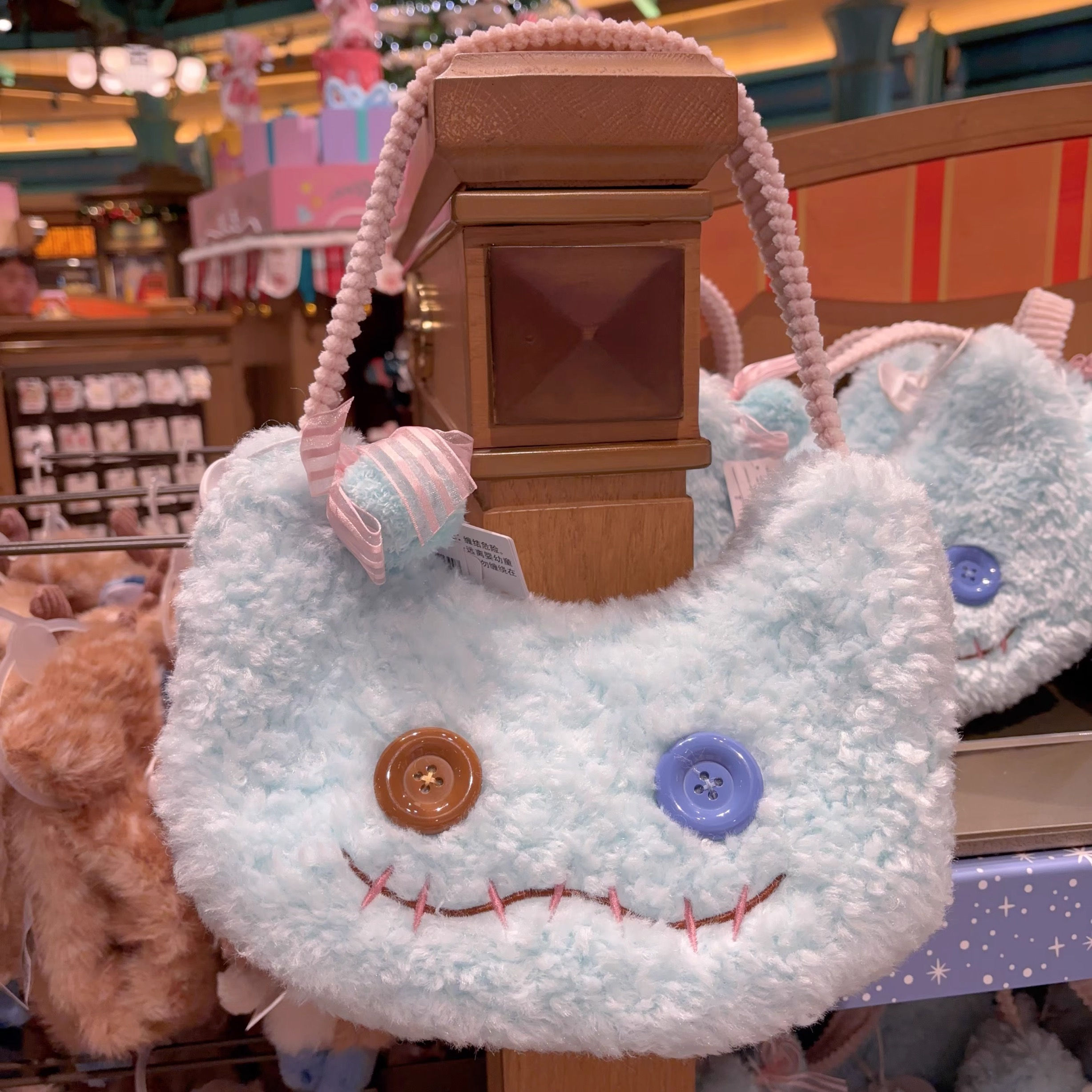 小金冬日毛毛側孭袋