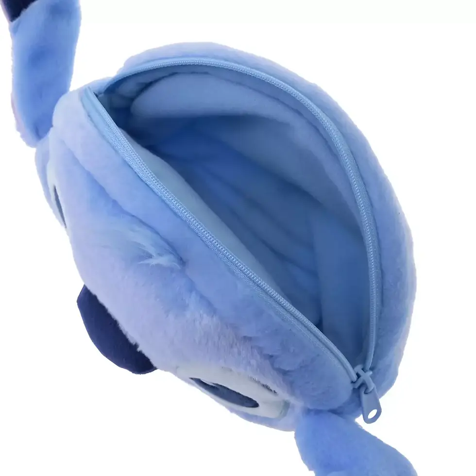 縮圖：史迪仔公仔造型毛絨絨筆袋