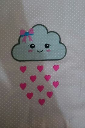 Matriz Chuva de Amor - Nuvem que chove corações