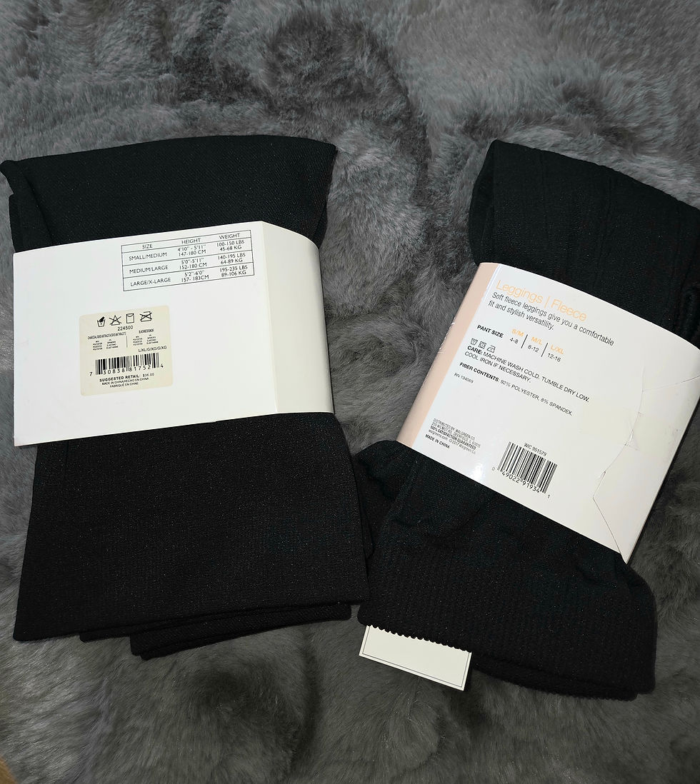 Thumbnail: Faux Fur/Fleece Legging Bundle
