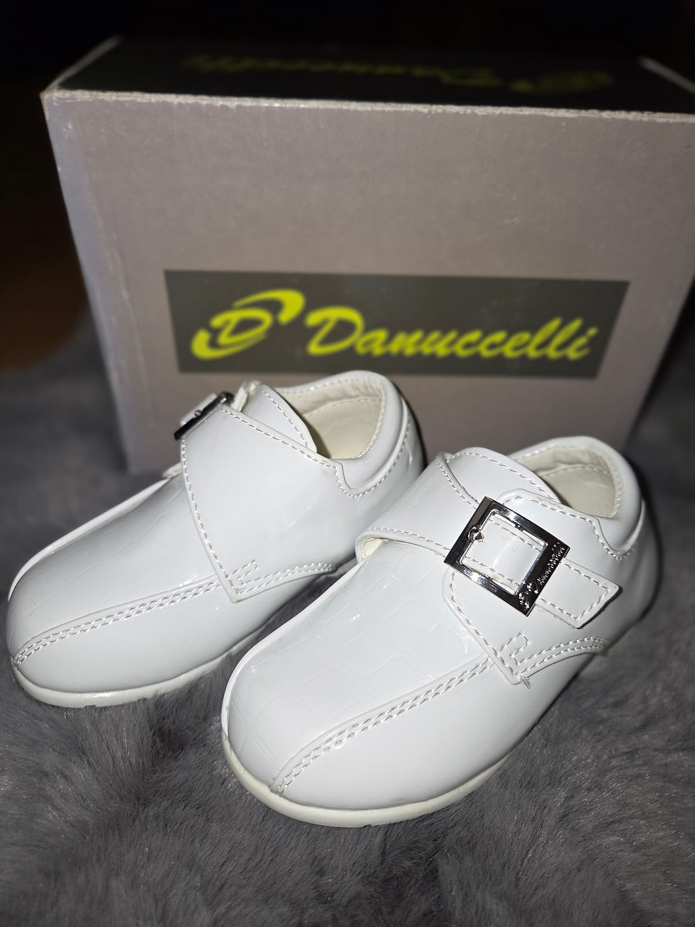 Thumbnail: Faux Croc Patent Dress Shoes Toddler Boy
