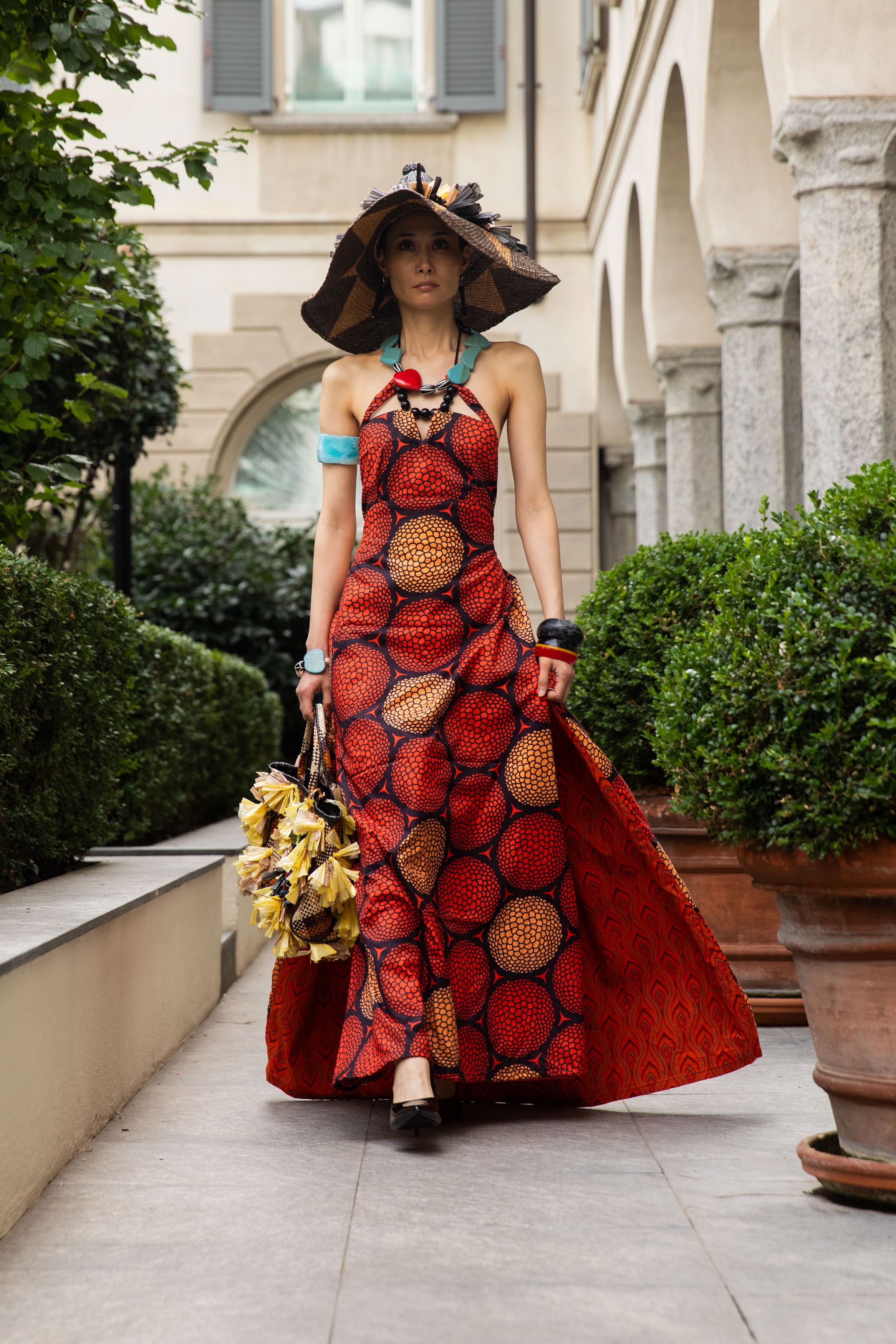 Orange Dress - Size 8-10