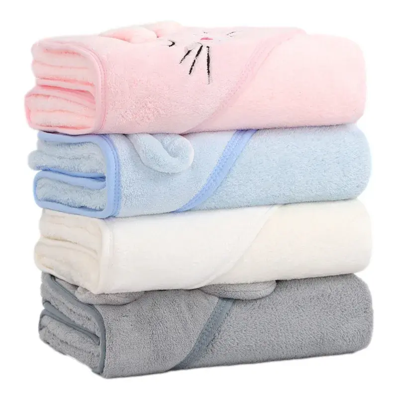 Thumbnail: SnuggleBoo Hooded Baby Towel