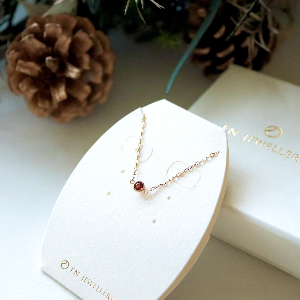 サムネイル： [Sot to] K10 ブレスレット（またはアンクレット） 【ガーネット】