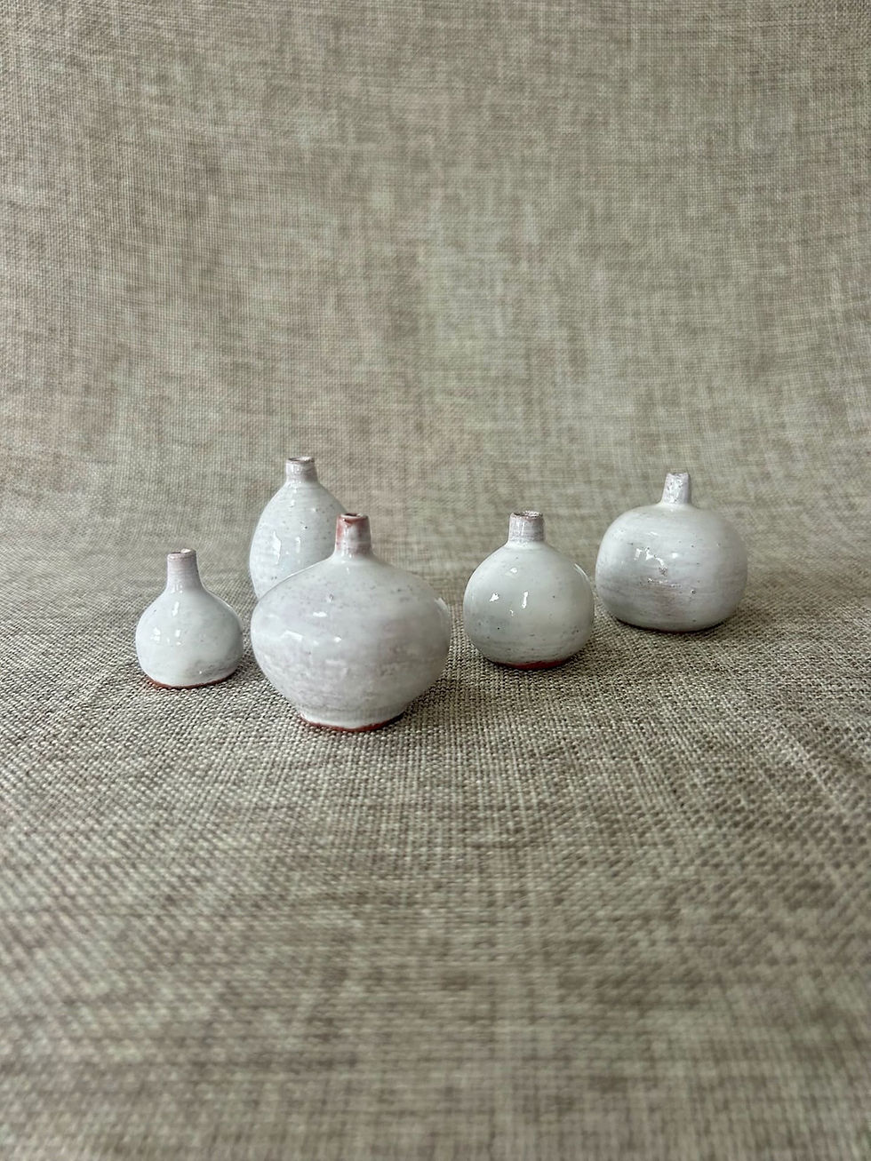 Miniature White Vase