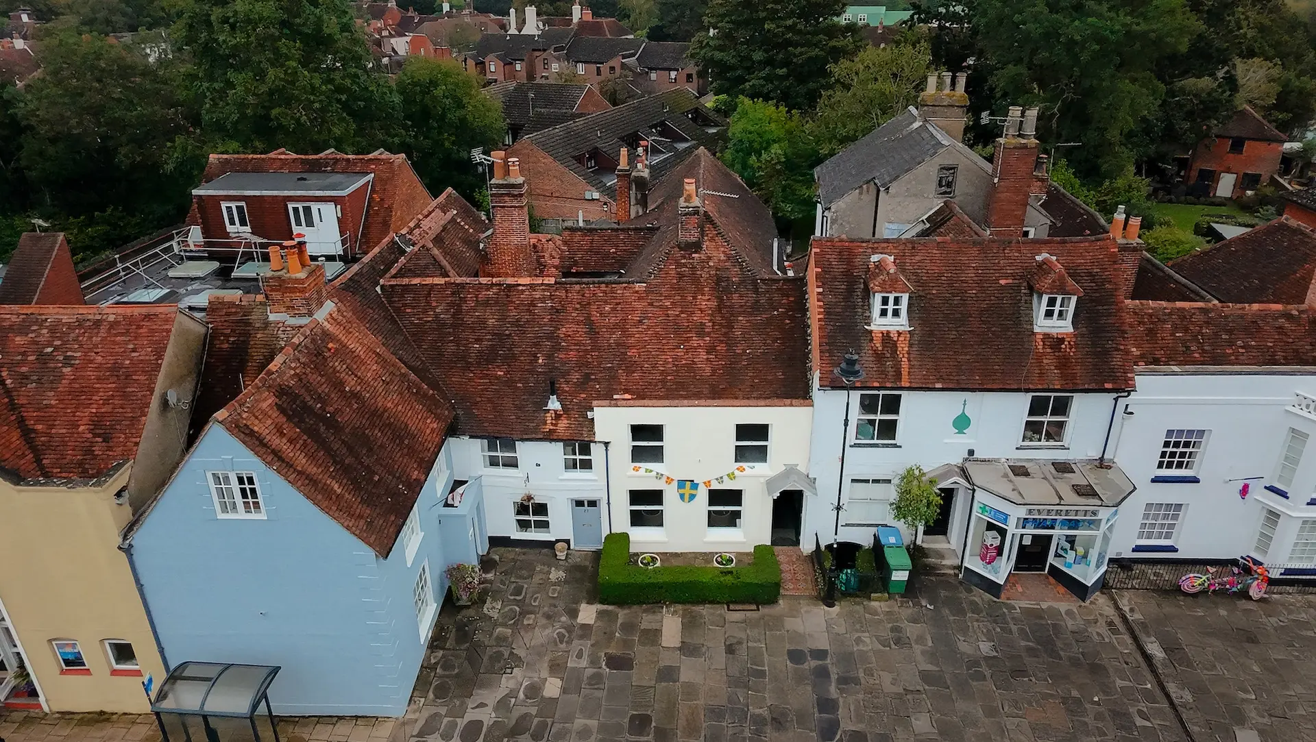 Titchfield Village Drone Shot