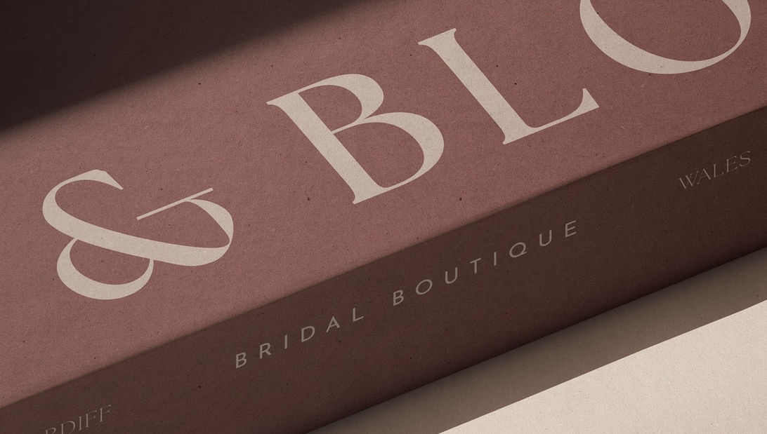 Print design for '& BLOOM Bridal Boutique, Cardiff, Wales' Wales' Wales' Wales' Wales' Wales'