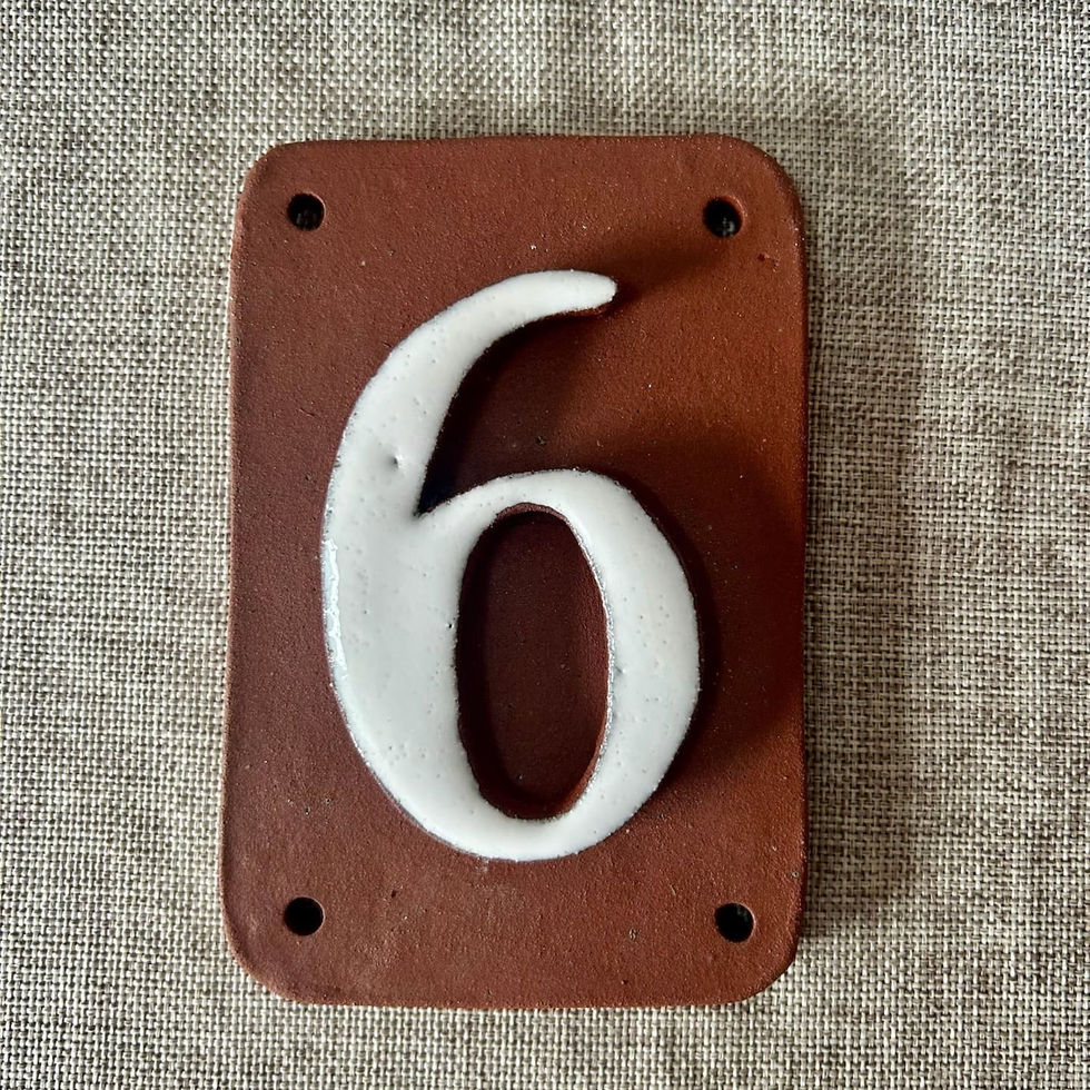 Terraccota House Number