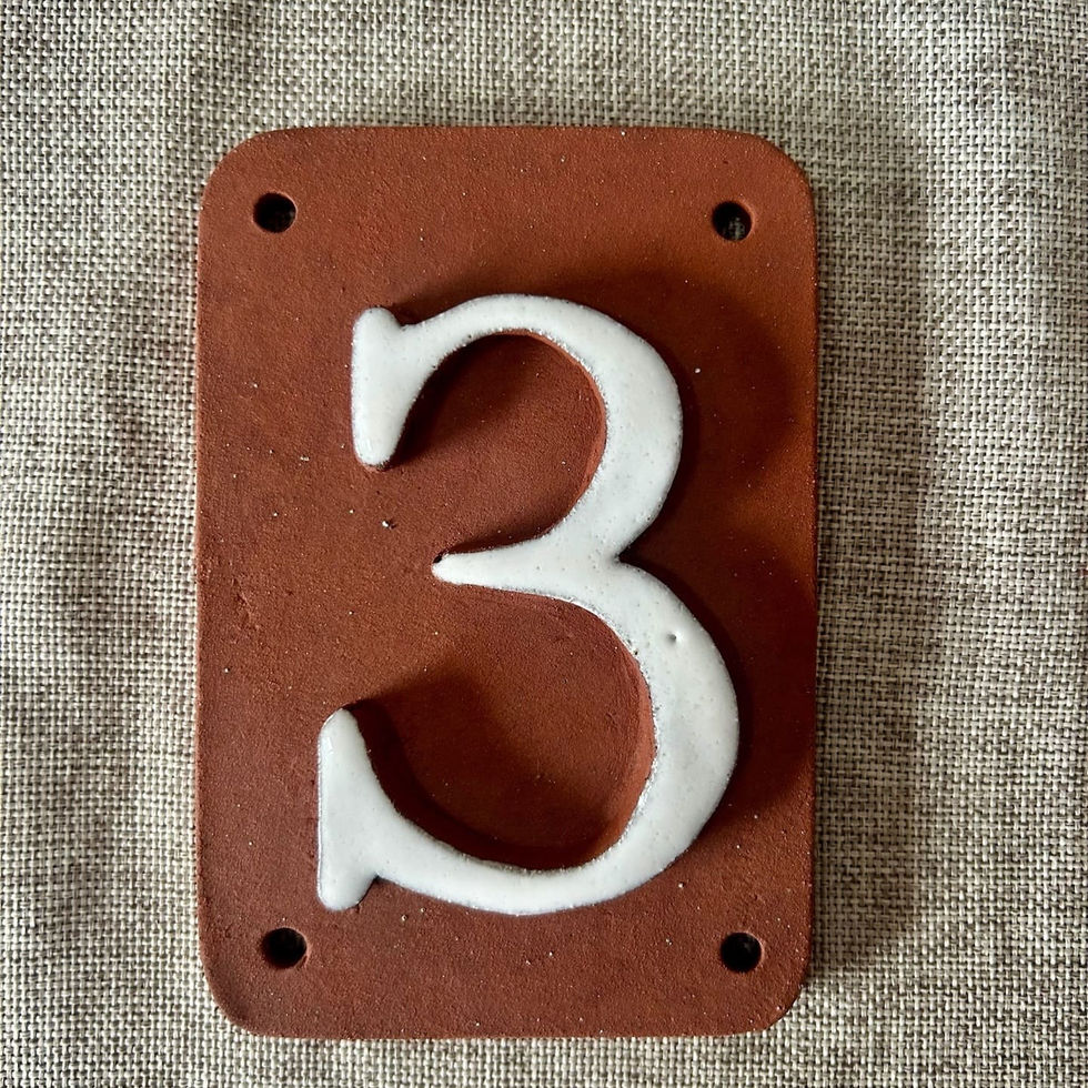 Terraccota House Number