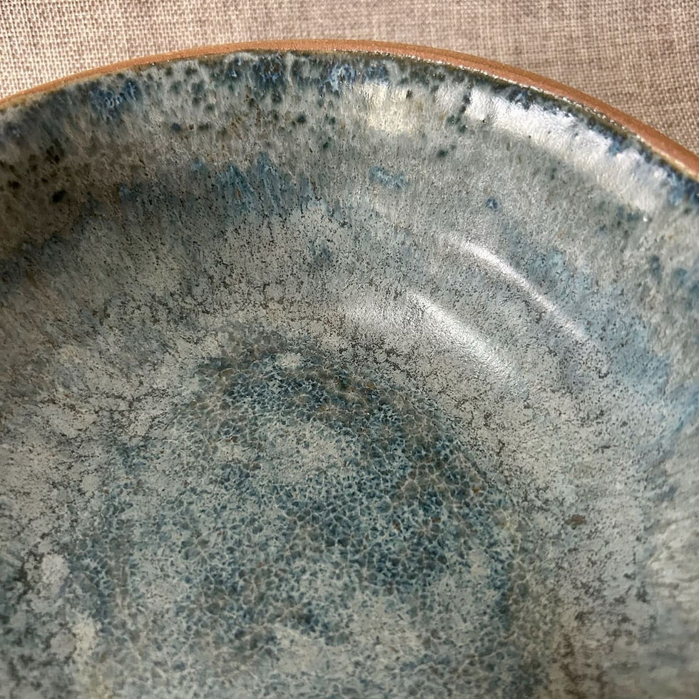 Blue Stoneware Bowl