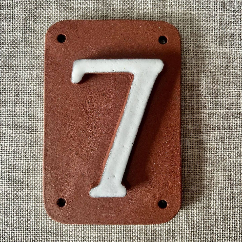 Terraccota House Number