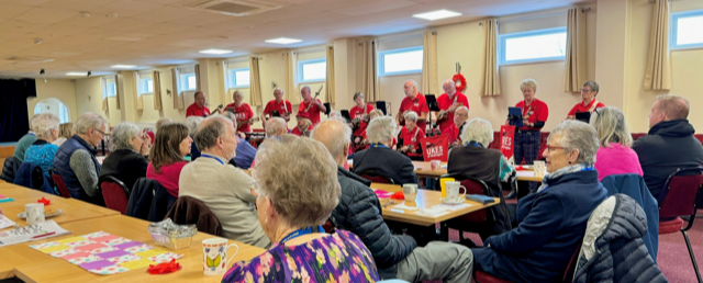 A live music performance fr a memory Group