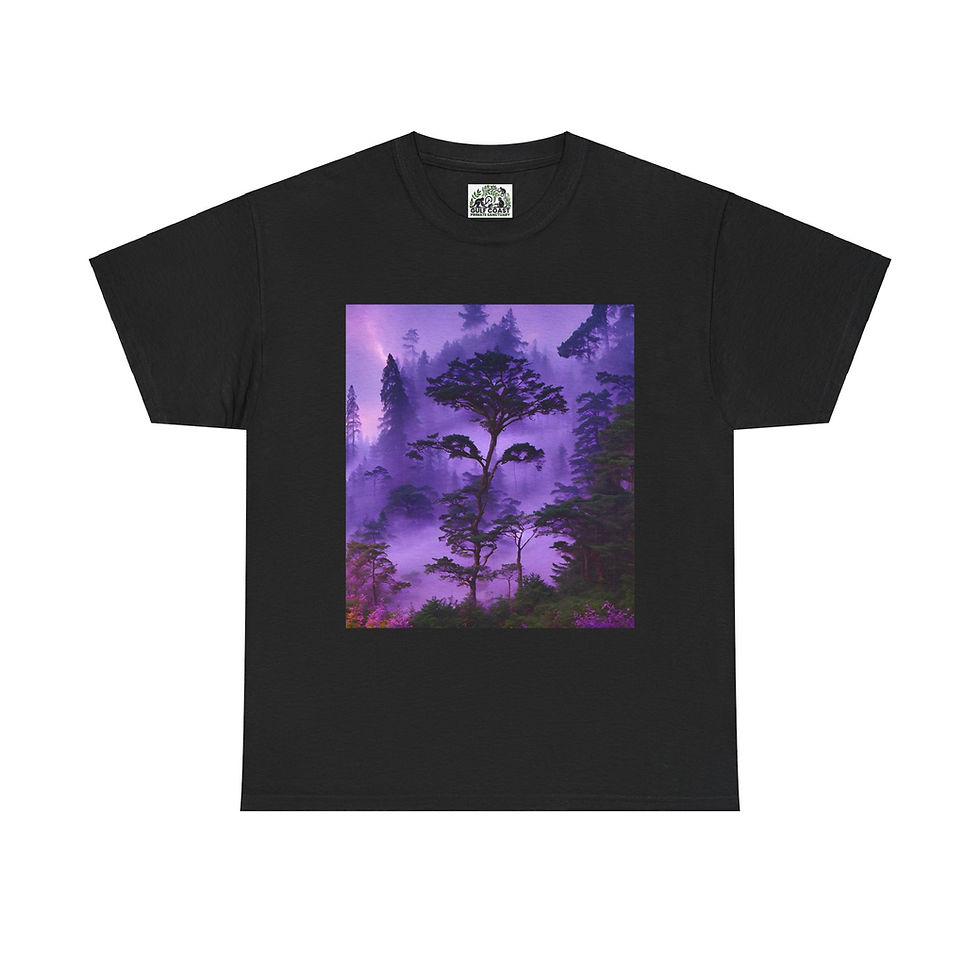 Thumbnail: Macaque Monkey Art out of Nature, Unisex Cotton Tee, Multiple Sizes & Colors