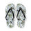 Thumbnail: Flip Flops - Monkey Vintage Style Tropical Stripe Design