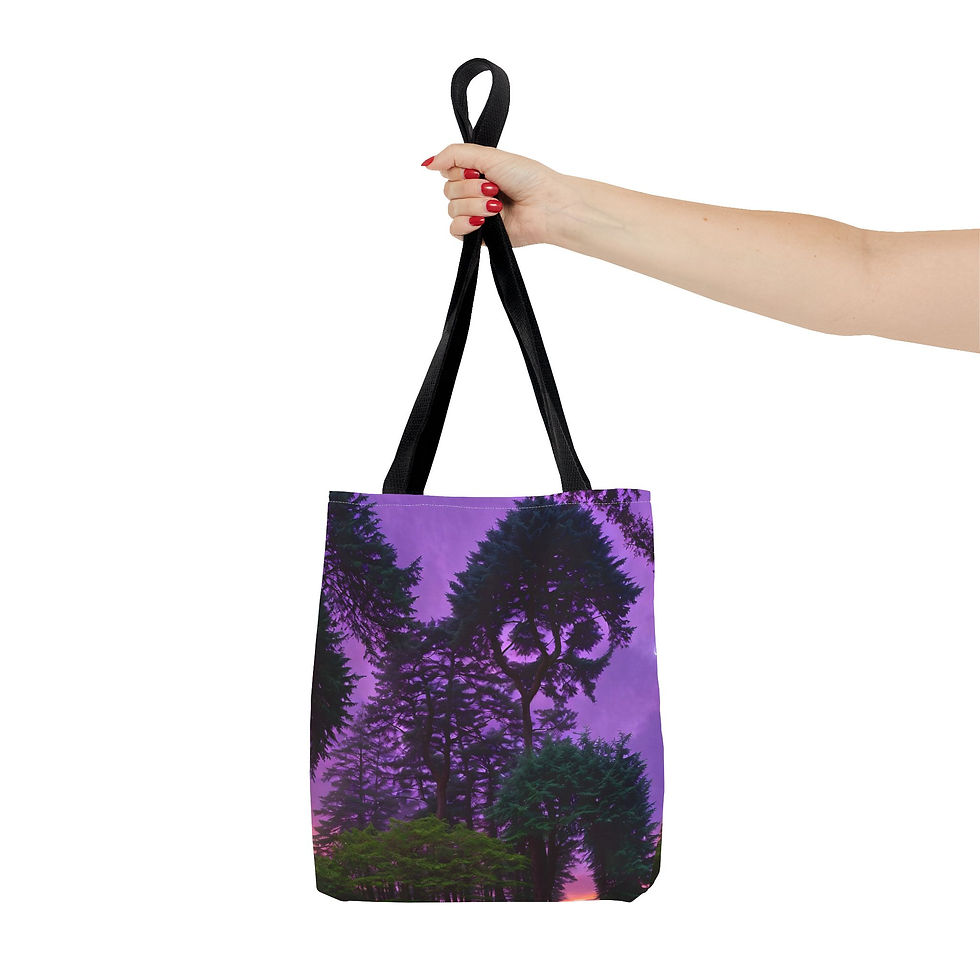 Thumbnail: Spider Monkey Nature Art Tote Bag 