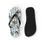 Thumbnail: Flip Flops - Monkey Vintage Style Tropical Stripe Design