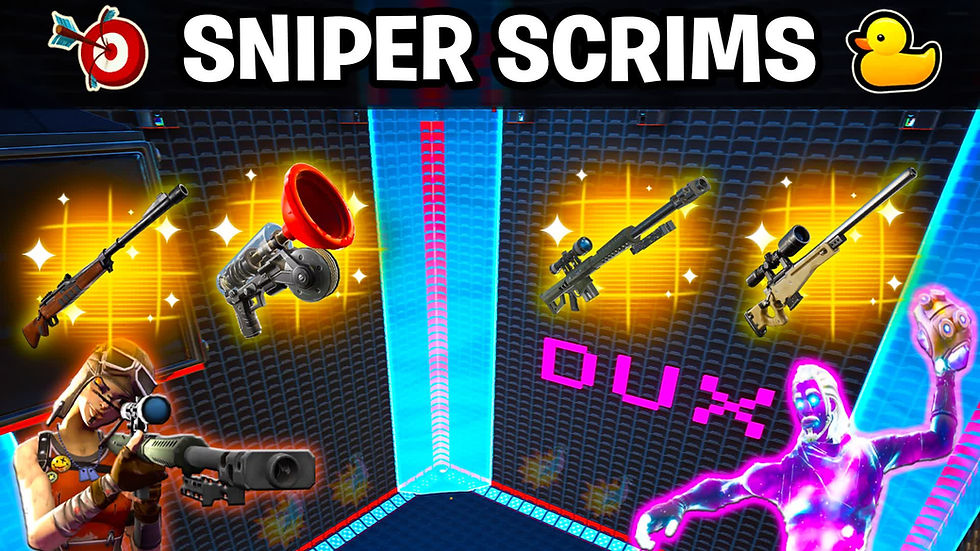 Sniper Scrims Fortnite map code 5066-0182-8263 by Dux