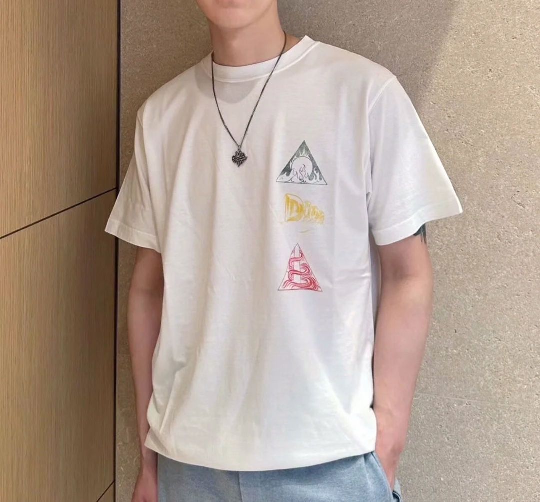 디* 뒷면 빅로고 티셔즈