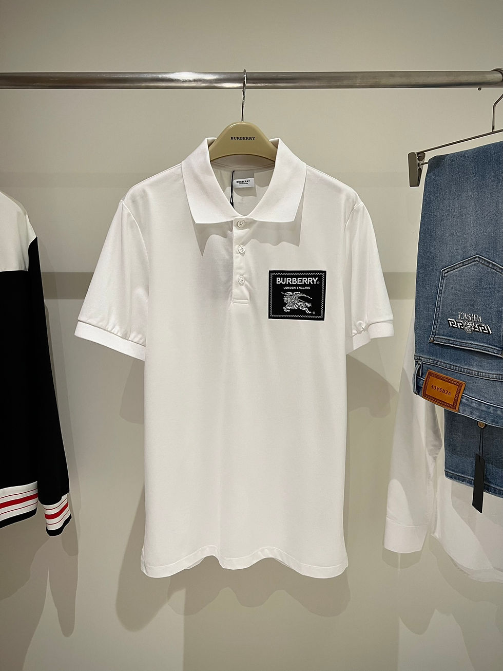 버*리 폴로 티셔츠