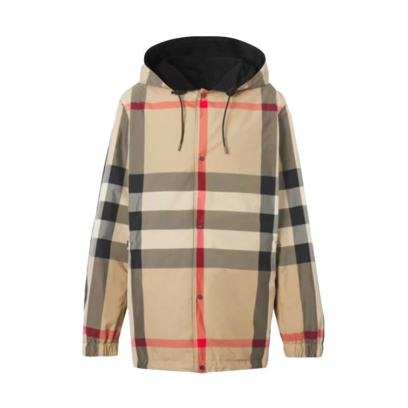 Thumbnail: 버*리 리버서블 체크 후드 점퍼