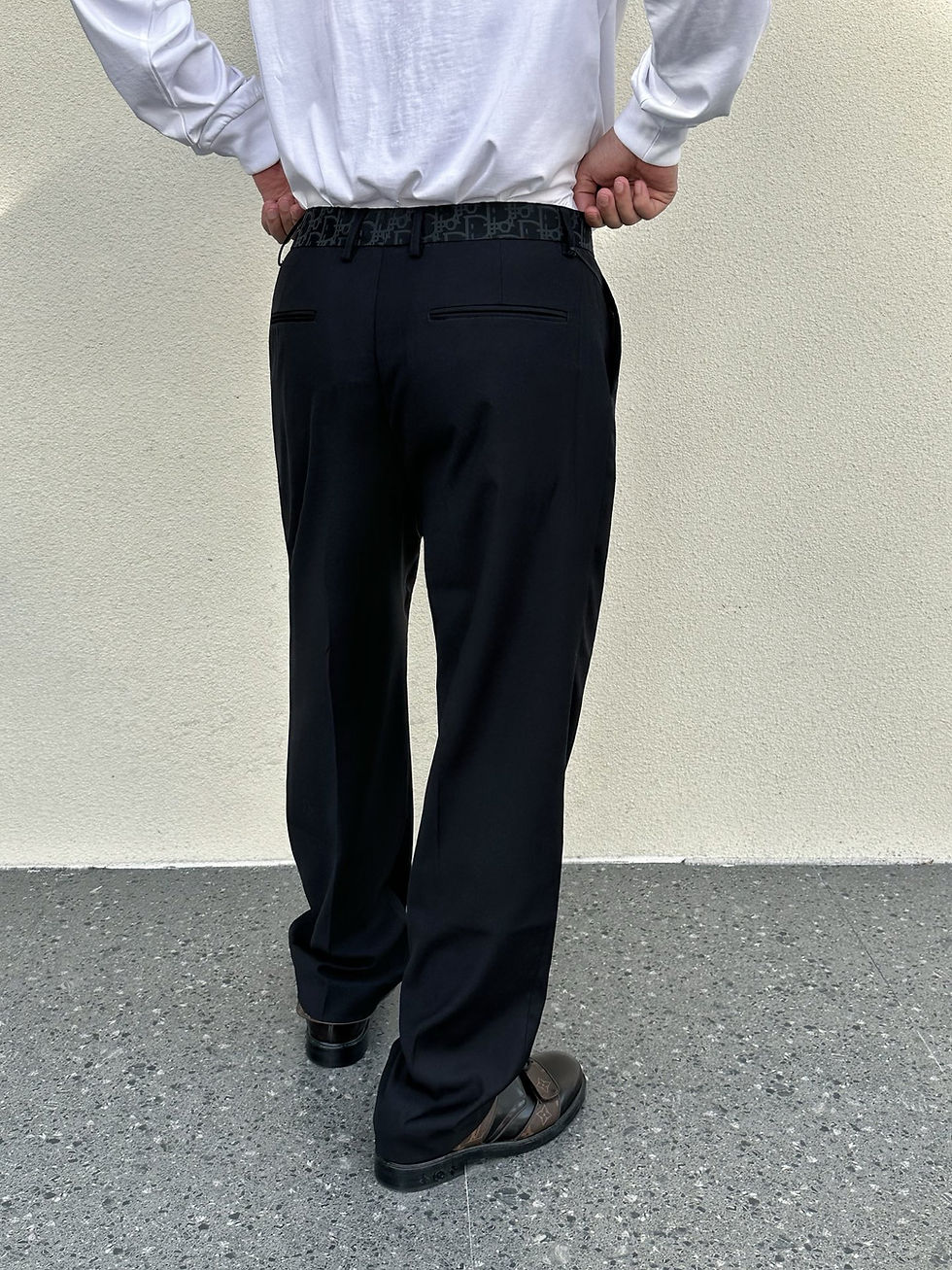 Thumbnail: 디* 오블리크 비대칭 숄 칼라 슈트