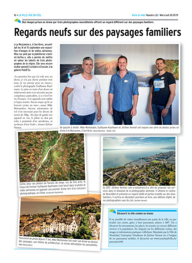 Publication Journal Vivre la Ville, Neuchâtel