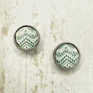 Boho Breeze Pattern Stud Earrings