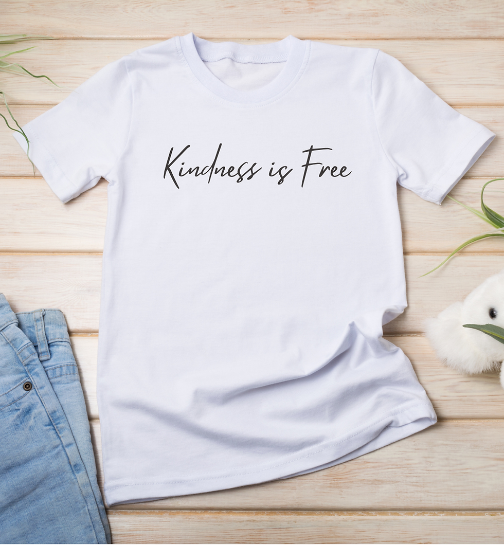 Thumbnail: Kindness Is Free Unisex Tee – Positive Quote Shirt