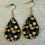 Thumbnail: Daisy Teardrop Earrings - Lightweight Wood Earrings